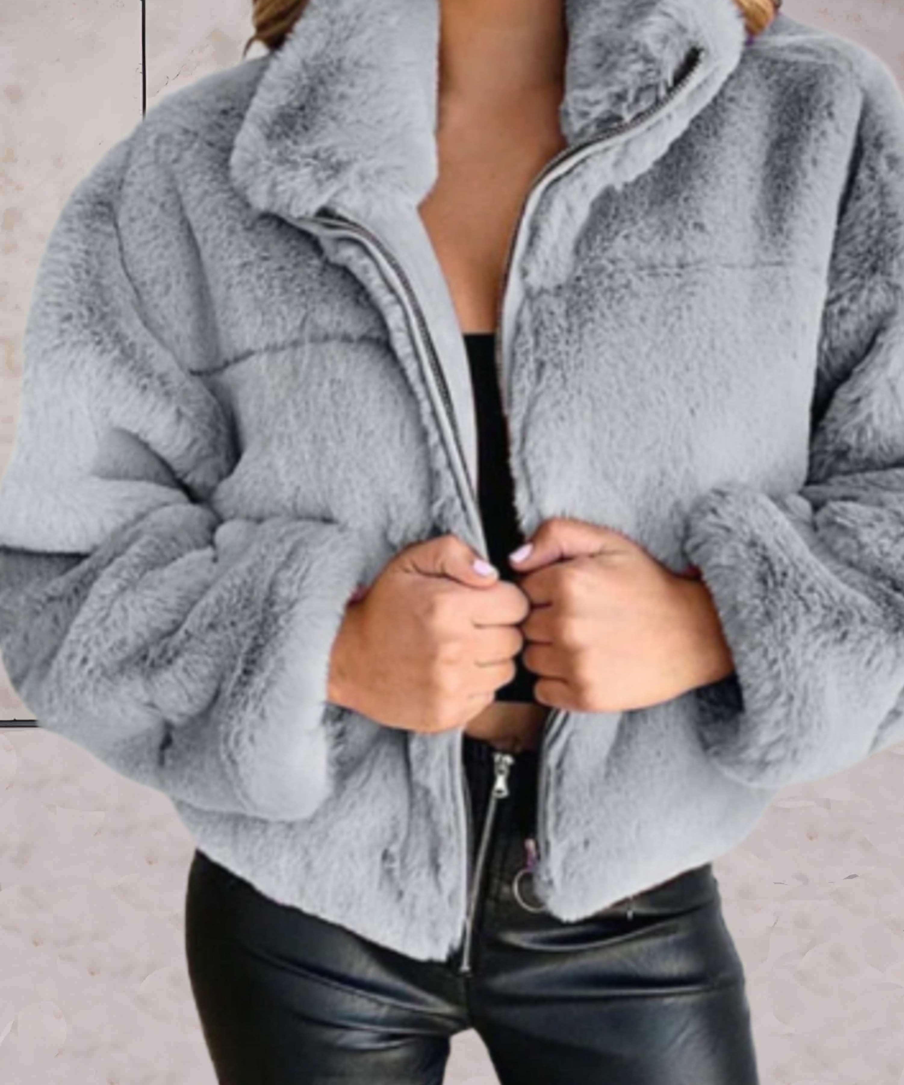 Lilly | Stilvolle Kuschelige Reißverschlussjacke 3