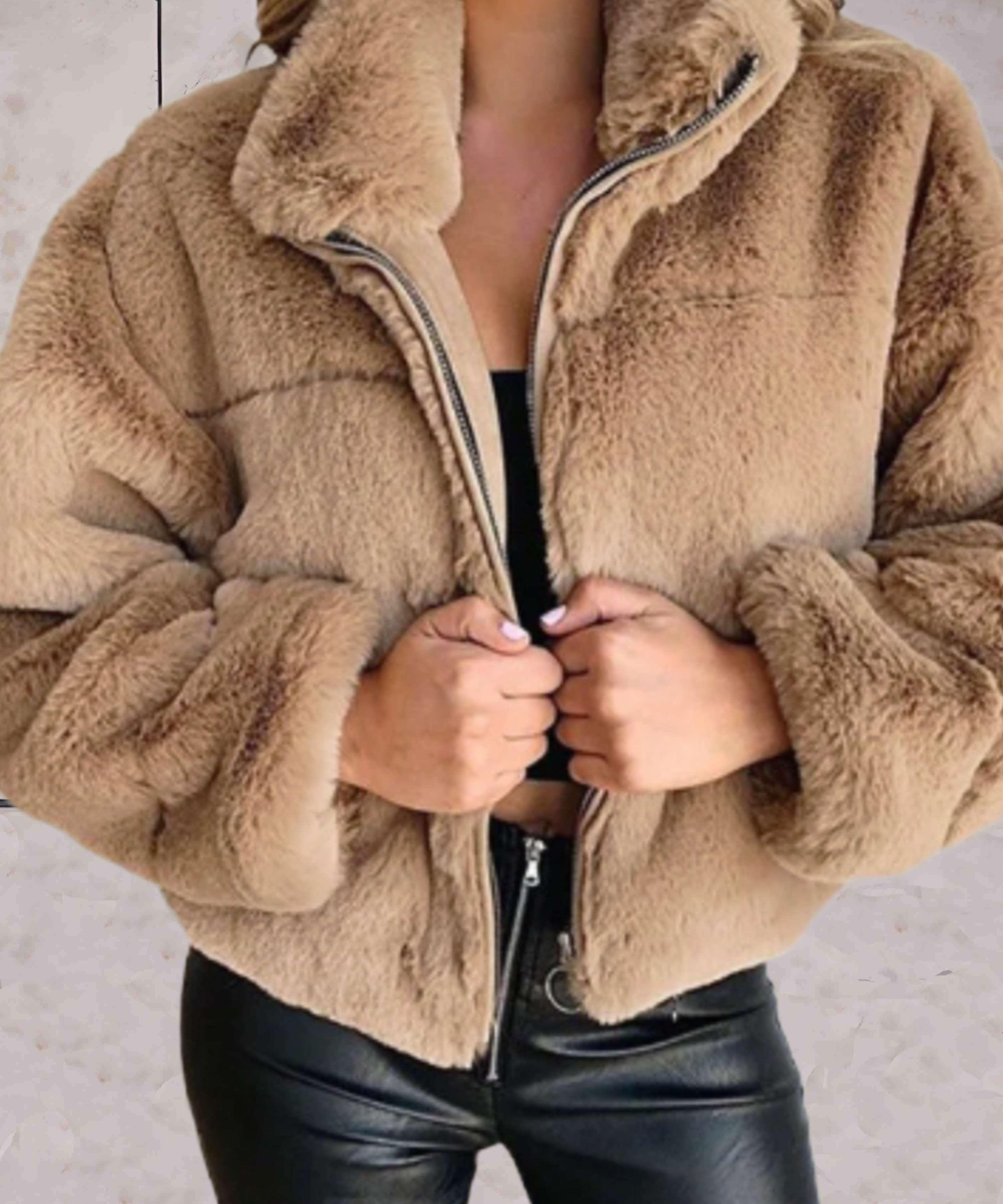 Lilly | Stilvolle Kuschelige Reißverschlussjacke 5