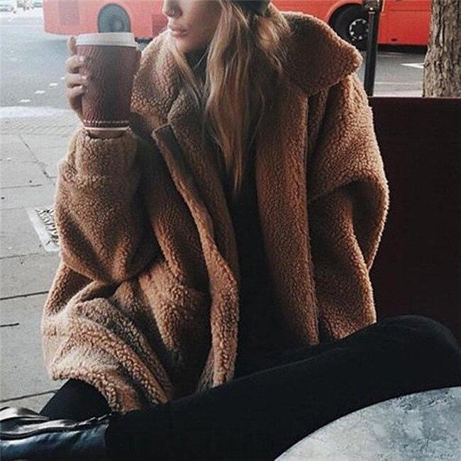 Luna | Kuschelige Damen Fleecejacke mit Breitem Kragen – Perfekt für Wintertage 4