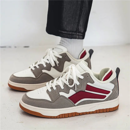 Fredy – Retro Low-Top Sneaker mit Kontrastdetails