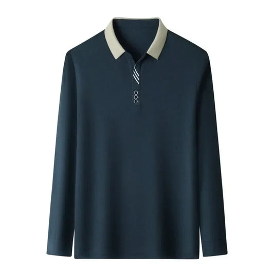 Allen – Business-Casual Polohemd mit Waffelstruktur
