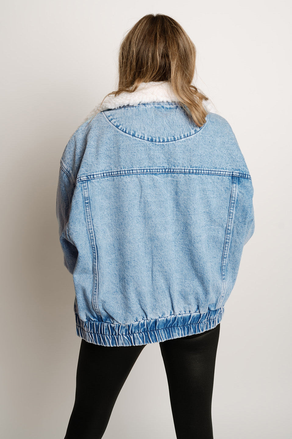 Lorilie – Stilvolle Denimjacke mit Kuscheligem Fleecekragen