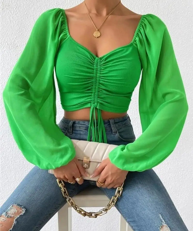 PEYTON | Elegantes Langarm-Frühlingsoberteil 0