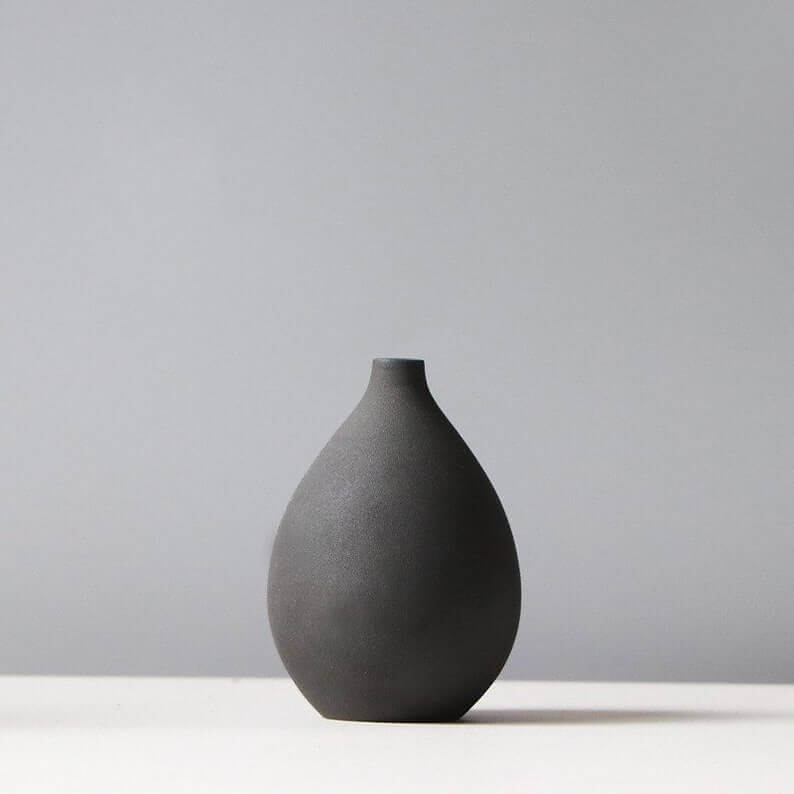 PureStyle Matte Ceramic Vase | Simple Design | Elegant Decoration