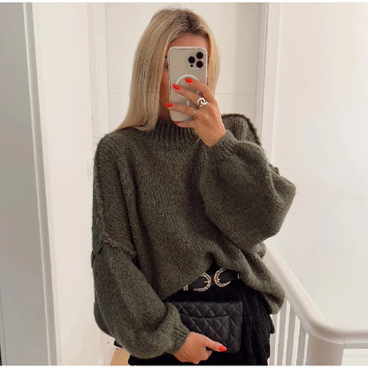 Amy – Weicher Oversized Strickpullover für Frauen