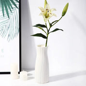 Nordic Vase Kunststoff – Moderner Blumenübertopf für frische Blumen | Stilvolle Wohnkultur