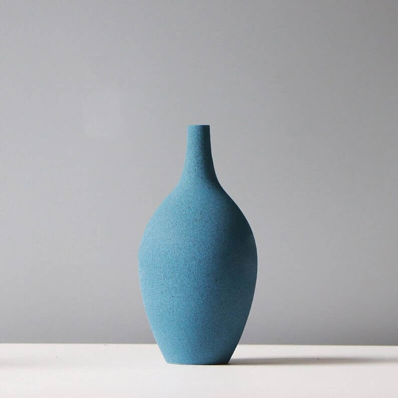 PureStyle Matte Ceramic Vase | Simple Design | Elegant Decoration