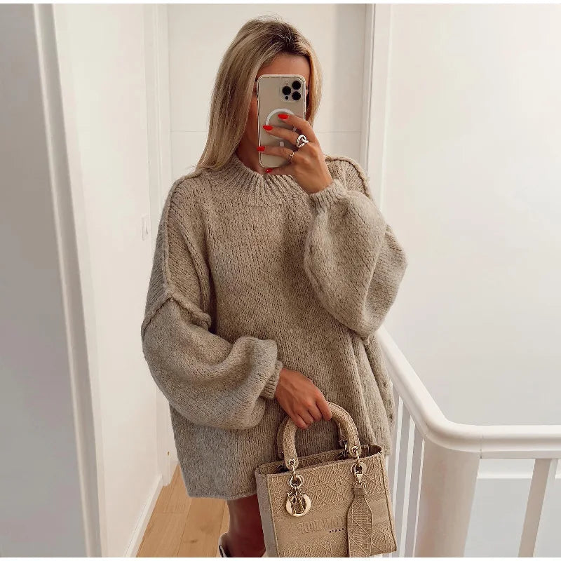 Amy – Weicher Oversized Strickpullover für Frauen