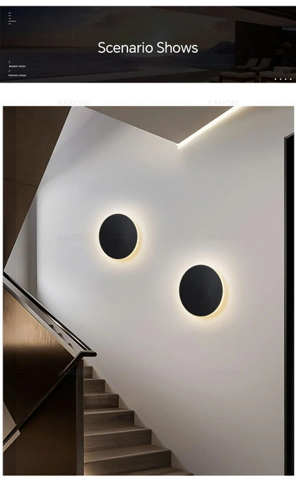 LumiSphere | Runde LED Wandleuchte