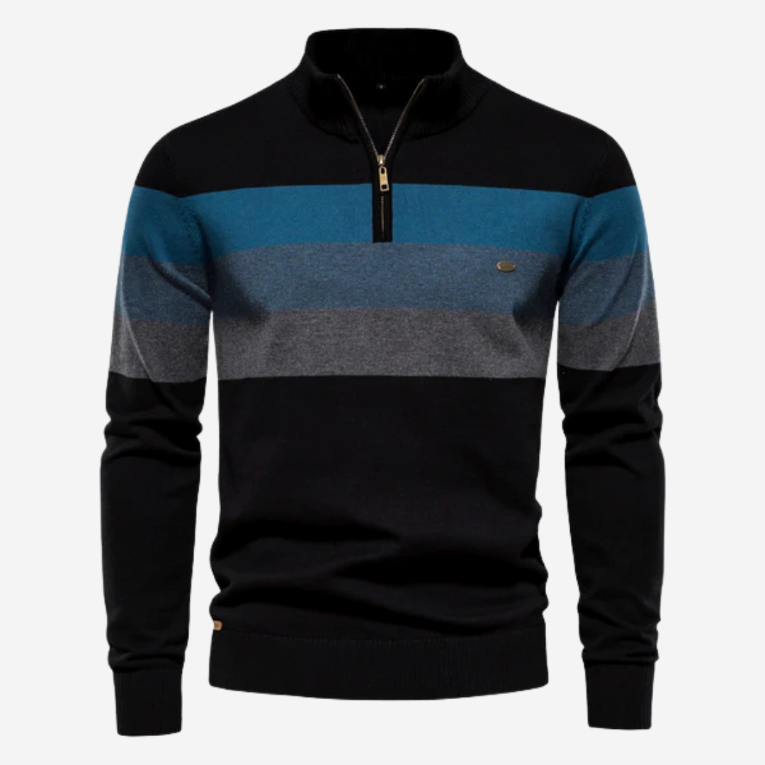 Victor - Gestreifter Retro Pullover für Herren