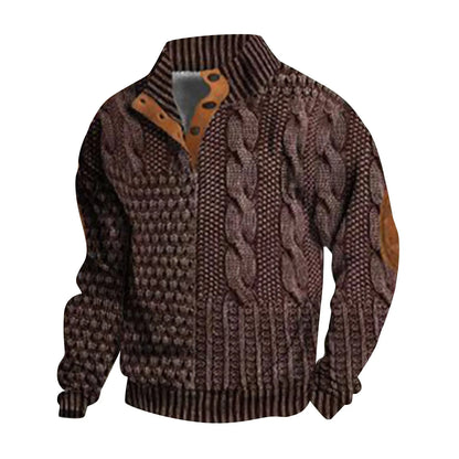 Raymondo – Lässiges Retro Cashmere Shirt für Herren