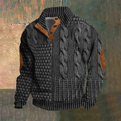 Raymondo – Lässiges Retro Cashmere Shirt für Herren