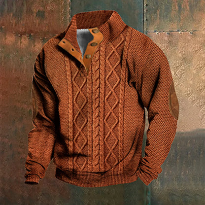 Raymondo – Lässiges Retro Cashmere Shirt für Herren