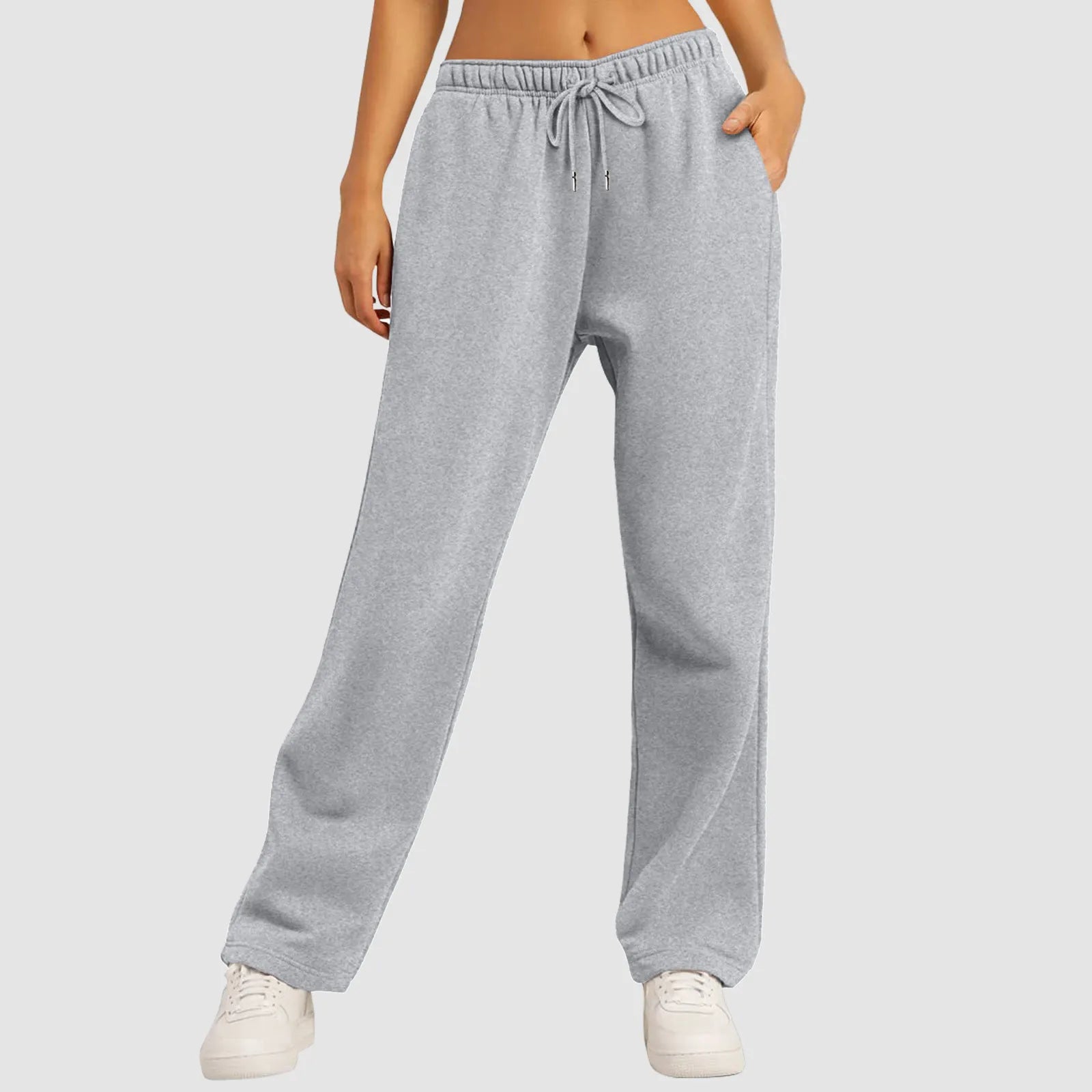 Frauke Padded Sweatpants with Wide Leg