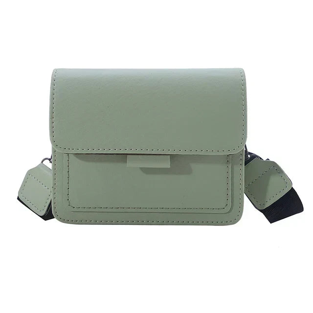 Gerlinde – Quadratische Leder Crossbody Tasche