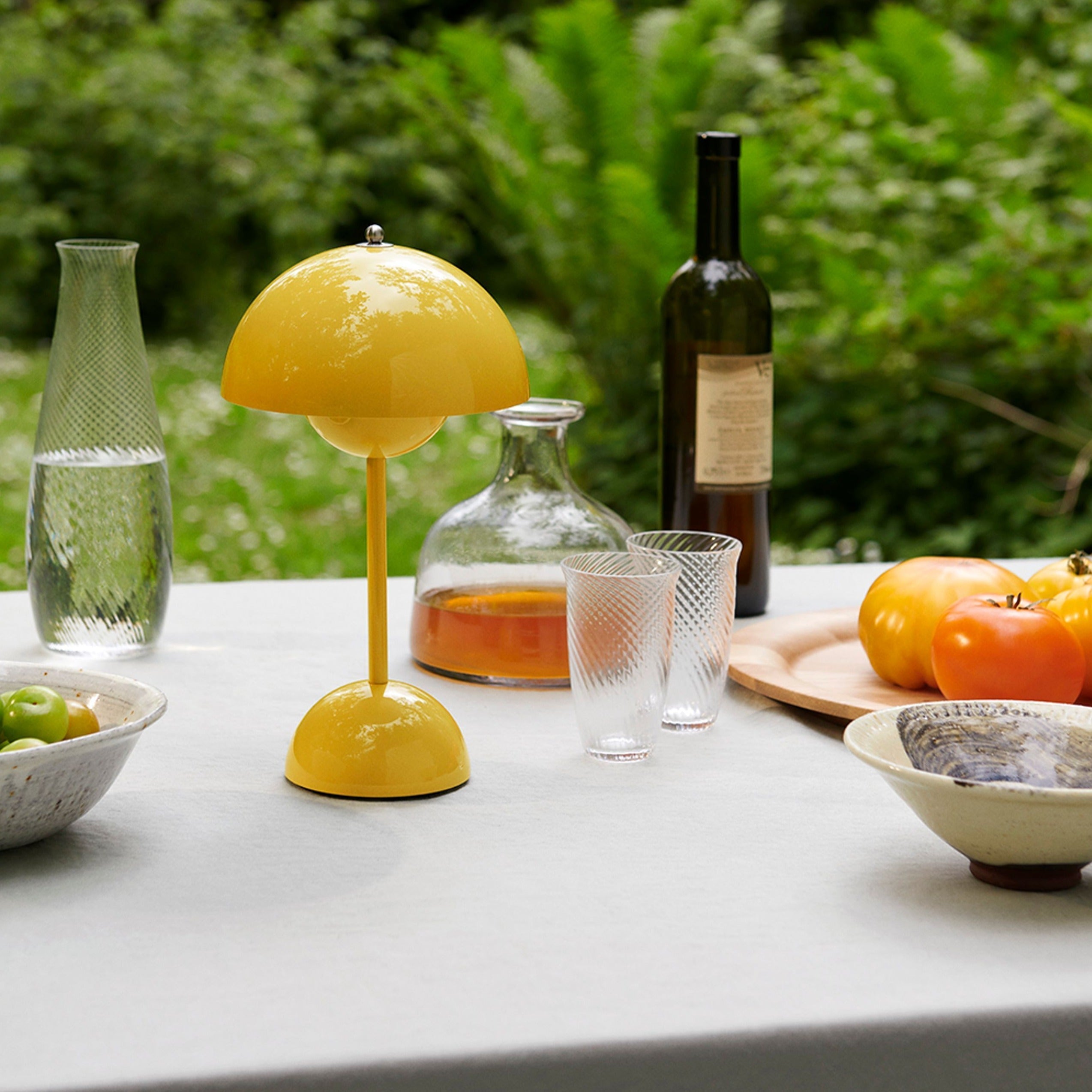 LunarGlow LED-Tischleuchte kabellos, dimmbar