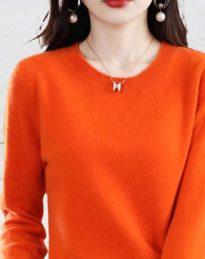 Cashiana – Eleganter Slim-Fit Strickpullover für formelle Anlässe