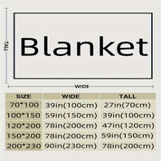 CozyNest – Karierte Flanell-Decke: Warm, Weich und Waschbar