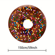 Tortilla-Decke – Realistische Pepperoni-Pizza-Flanell-Decke – Weich & Bequem, Perfektes Geschenk