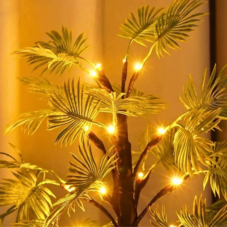 PalmGlow | LED Palmblatt Weihnachtslichter für tropisches Flair