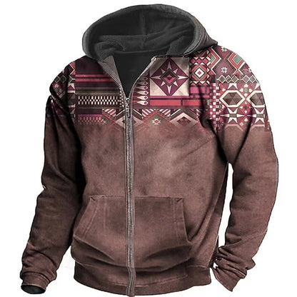 Robbe – Retro Outdoor Jacke mit Hoodie für Herren