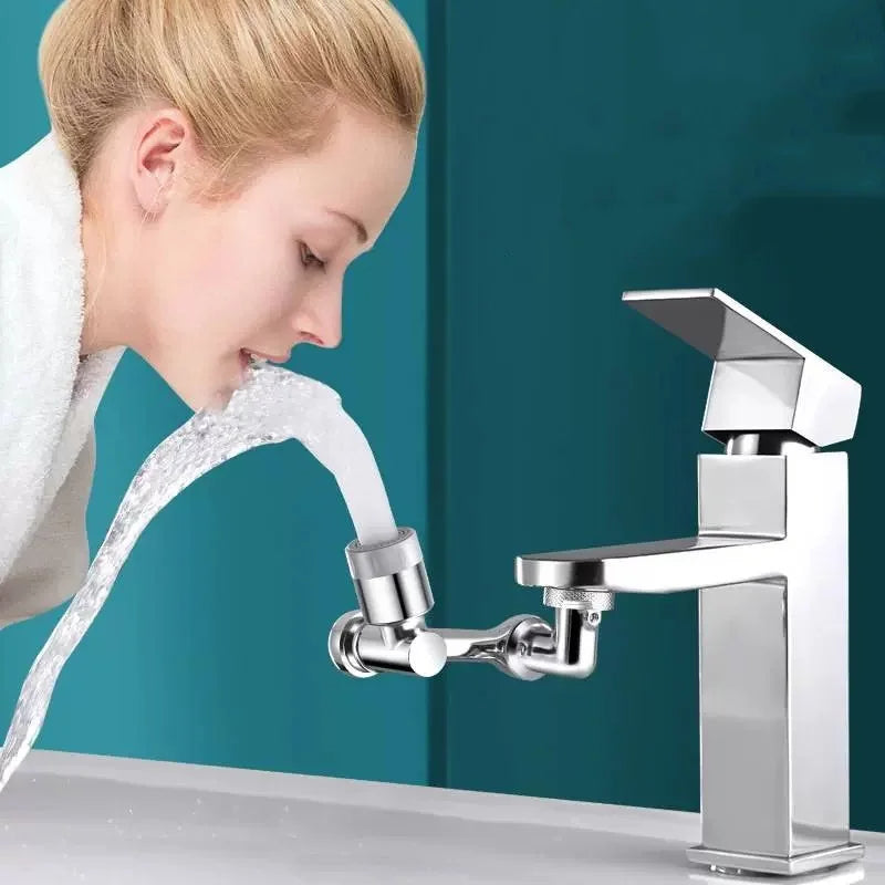 AquaFlex – 1080° Drehbarer Wasserhahn mit Spritzschutz und integriertem Wasserfilter