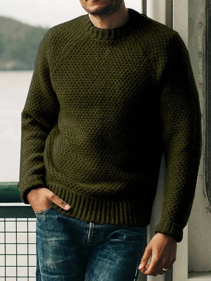 Lester – Italienischer Baumwollpullover für Herren