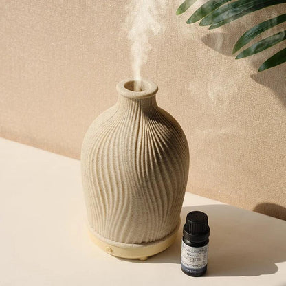 AromaVase Ultraschall-Aroma-Diffusor in Boho-Stil für ätherische Öle