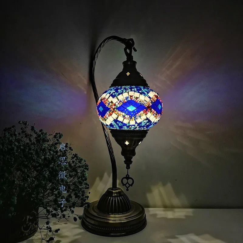 MosaikLight – Handgefertigte Mosaik Tischlampe im türkischen Design