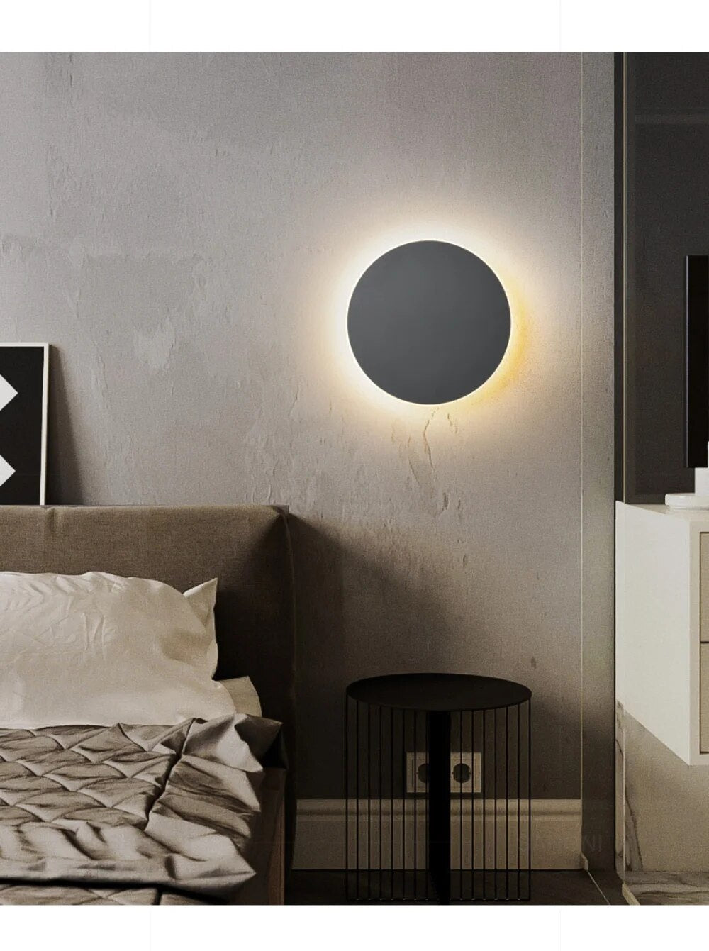 LumiSphere | Runde LED Wandleuchte