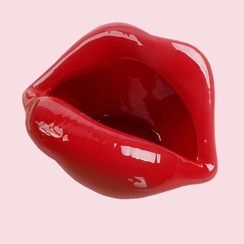 LipsPot Flowerpot | Creative Lip Design Plant Pot | Stylish Home Decorations