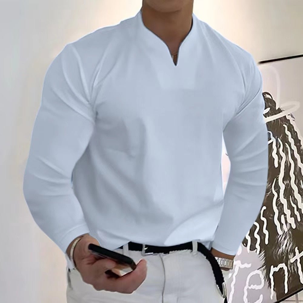 Mike – Langarmhemd für Herren