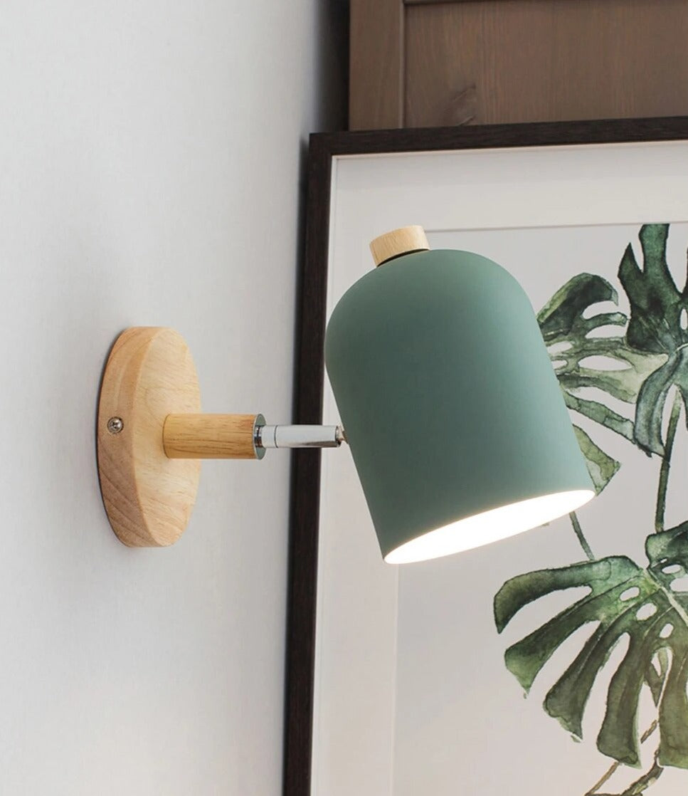 LumoLight | Skandinavische Wandlampe aus Holz